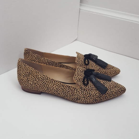 Sole Society Hadlee haircalf dotted leather loafer